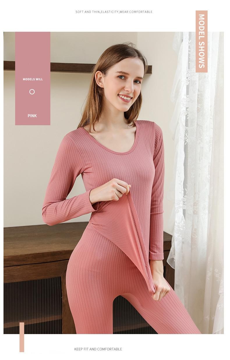 Women’s Thermal Underwear Set – Warm Shaping Long Johns Intimates