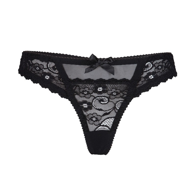 Bluebella, Q: Brooke, thong, size 10/12, col: black, BNWT