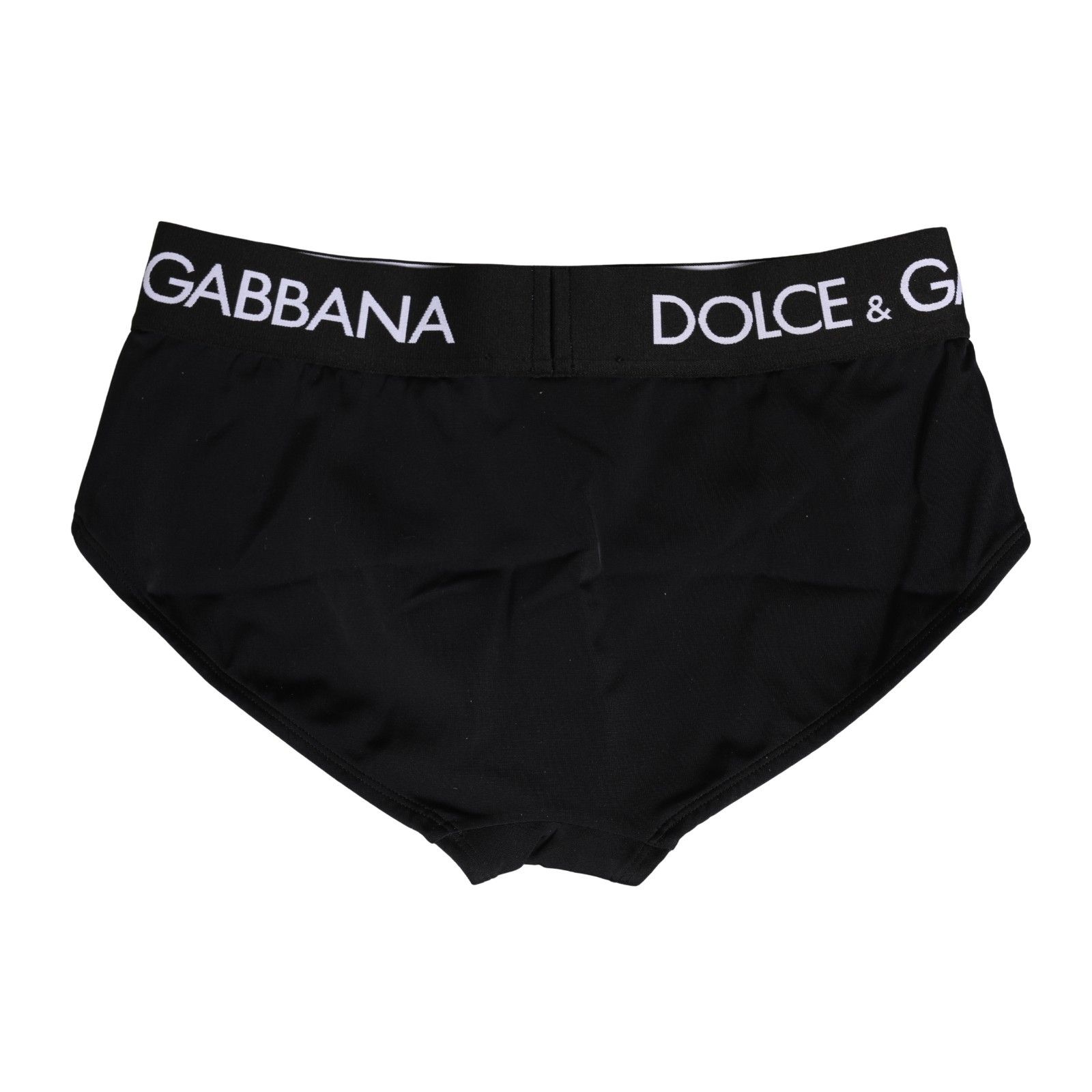 DOLCE & GABBANA Underwear Black Nylon Stretch Coulotte Panty IT40/US6/S 340usd