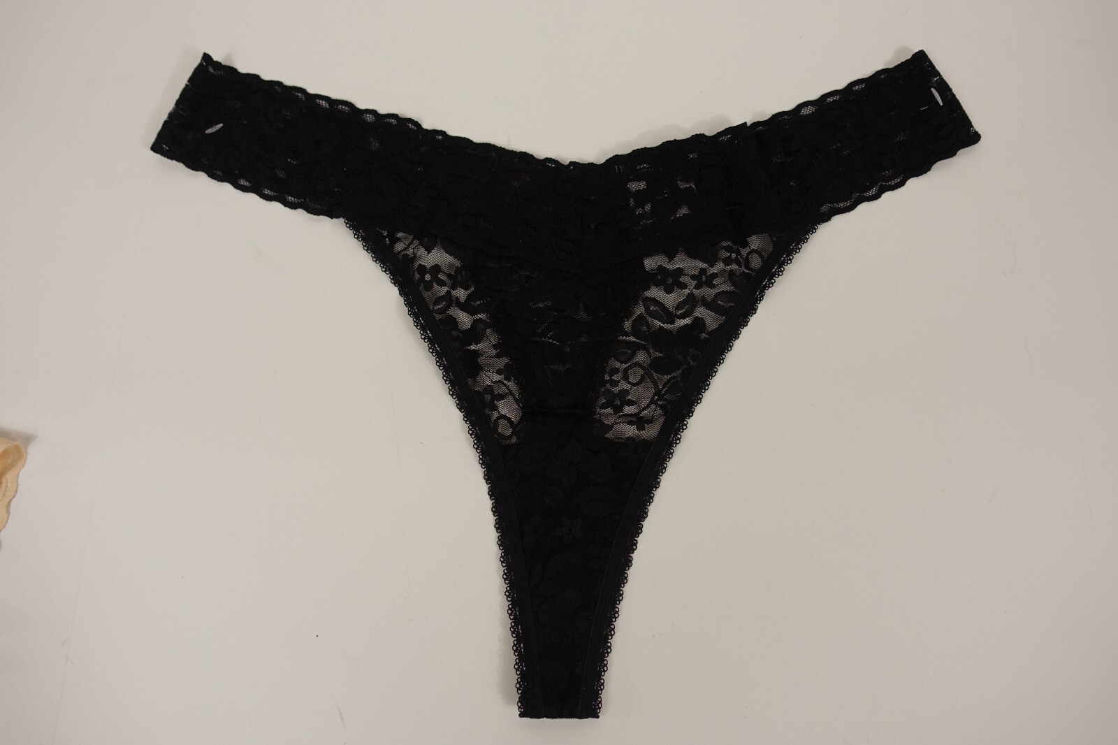 INC Lace Thong Underwear Women Size XXL 3-Pack Almond Latte Colors