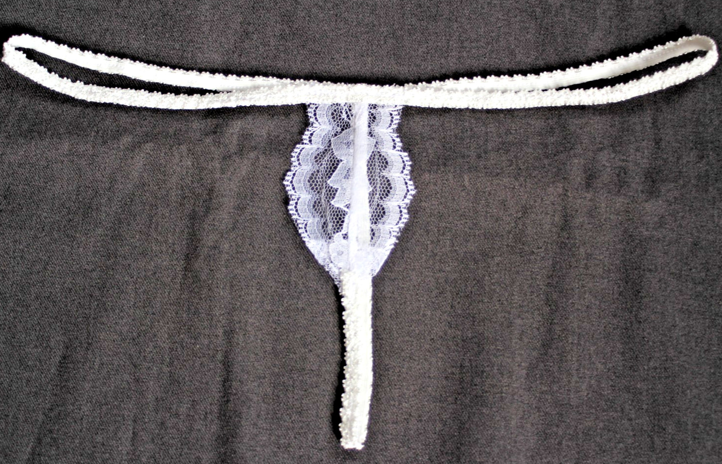 Sexy Women Exotic Lingerie G String Thong White Lace