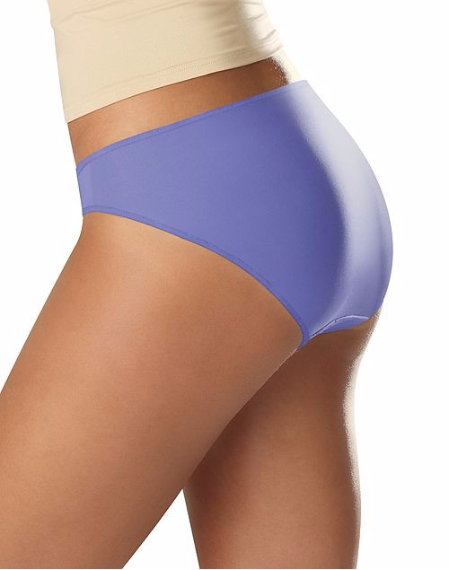 Hanes® Women’s MICROFIBR 3 BIKINIS “TAGLESS & NO PANTY LINES” D42SAS