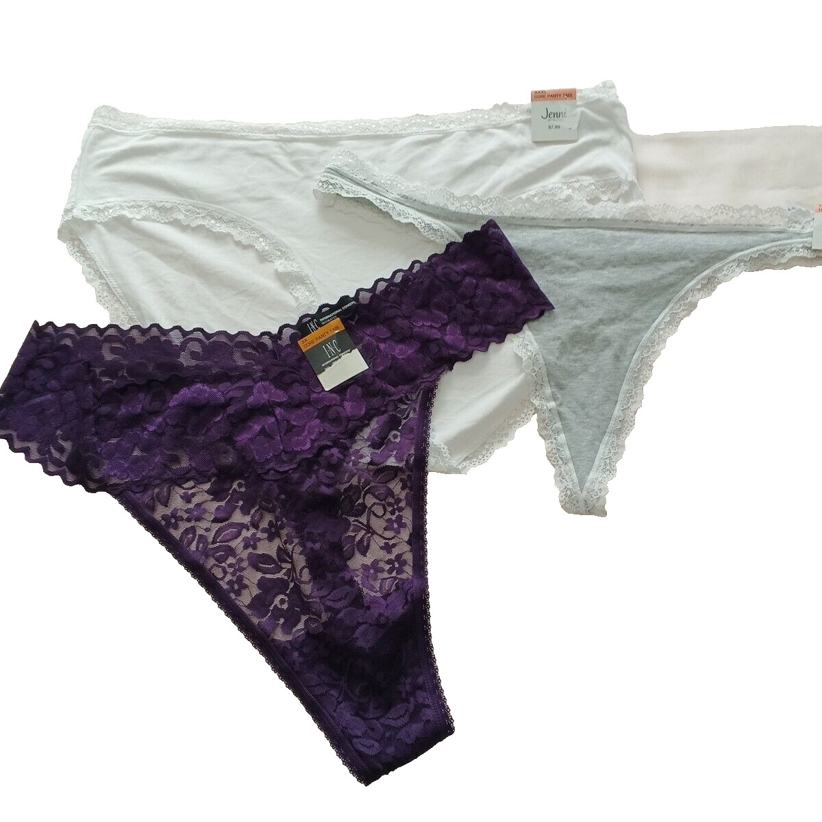 NWT Panty 3-Pack Size 3XL Jenni/INC Solid Colors Multiple Styles