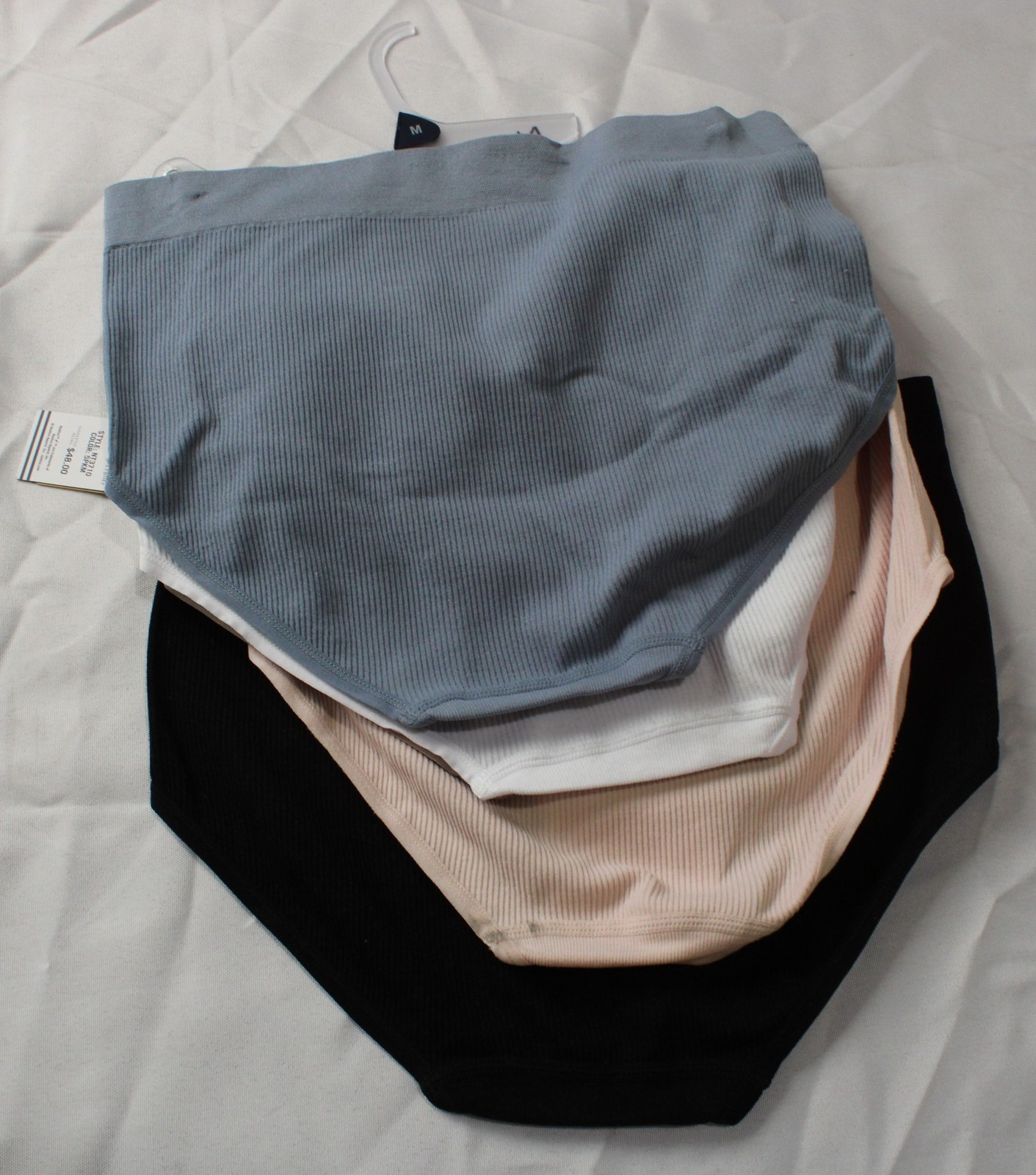 Nautica Women’s 5-Pack Ribbed Seamless Brief Panties BL1 Multicolor Medium