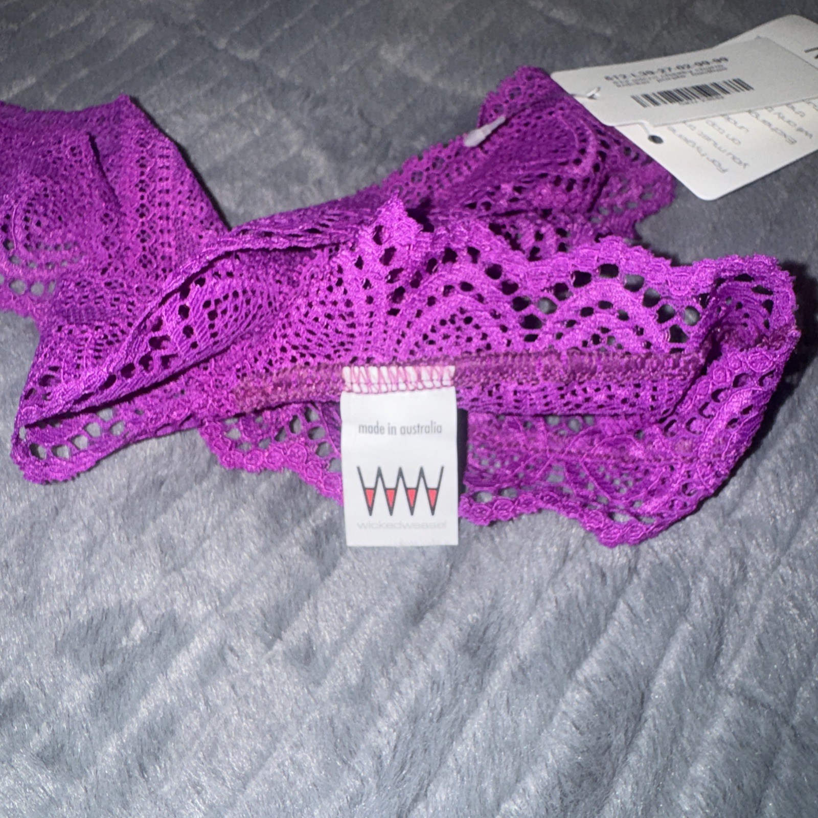 Wicked Weasel 612 Micro Cheeky Charm Knicker Purple Medium