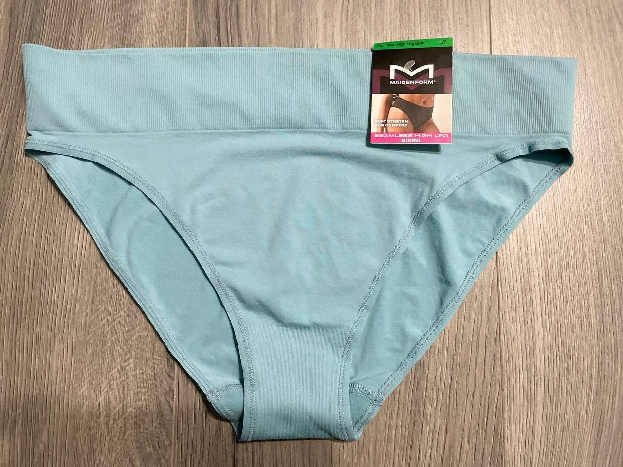 Maidenform Women’s Seamless High Leg Bikini Underwear Soft Stretch For Comfort