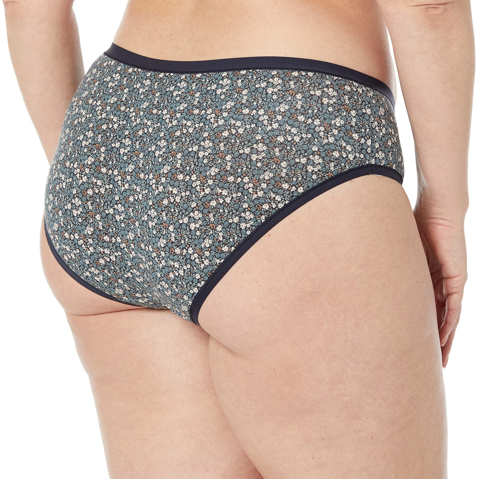 Amazon Essentials Women’s Cotton Hipster Large, Multicolor/Ditsy Floral/Dots