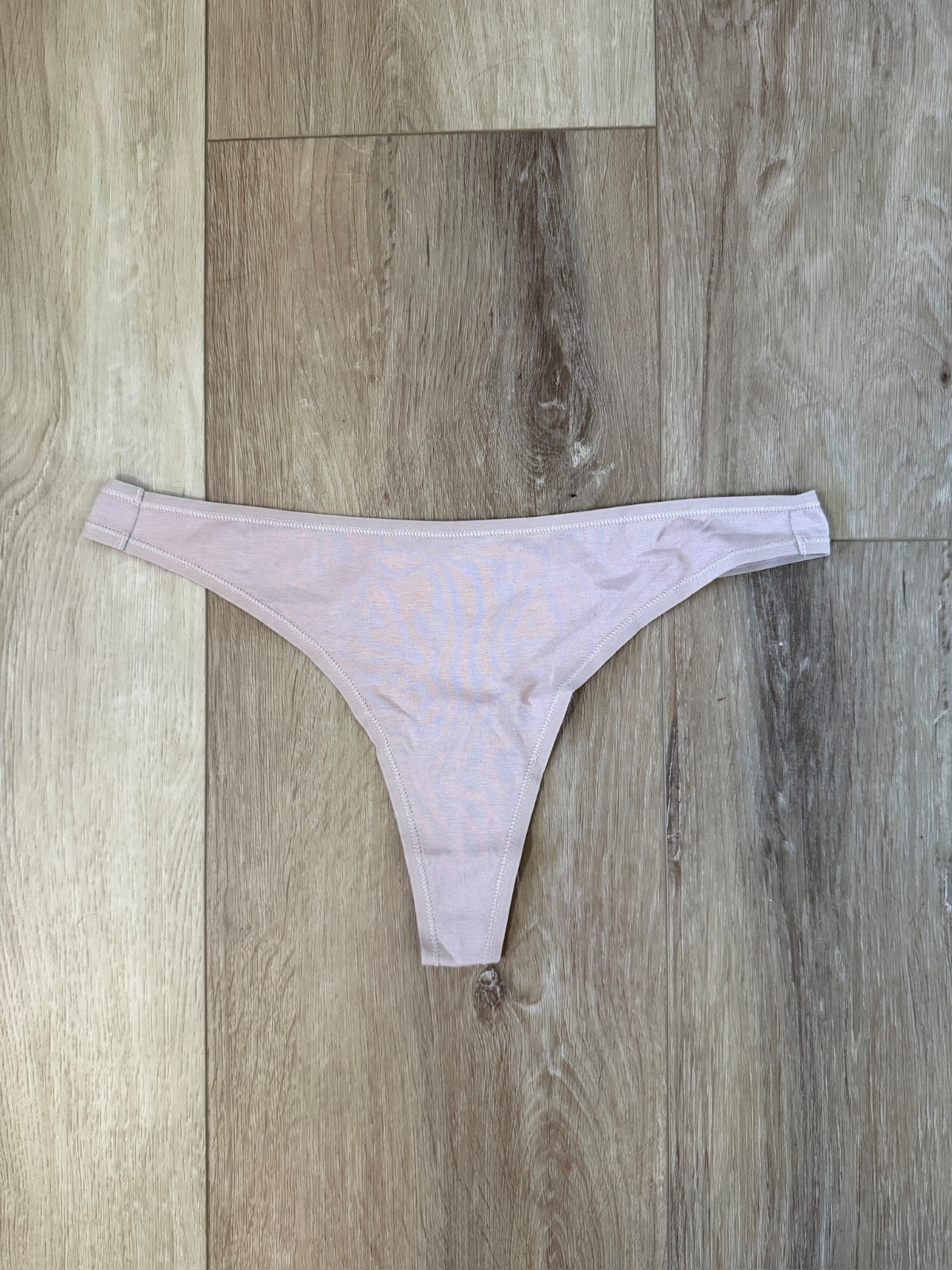quince organic cotton thong underwear women size medium in mink beige – 6 Pack