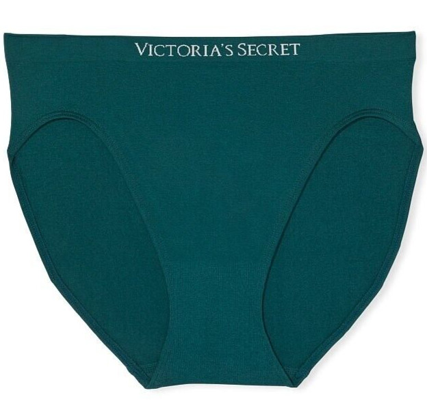 XL Green SEAMLESS NO SHOW FULL COVER Victorias Secret HighLeg Waist Brief Panty
