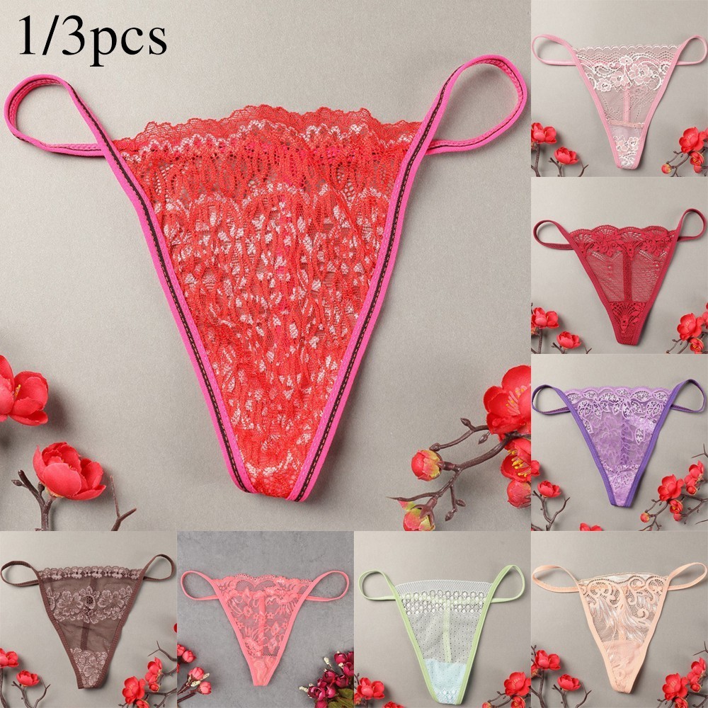 Briefs Panties Underwear Lace Nylon Thong/String Waist 56-74cm 155-172cm