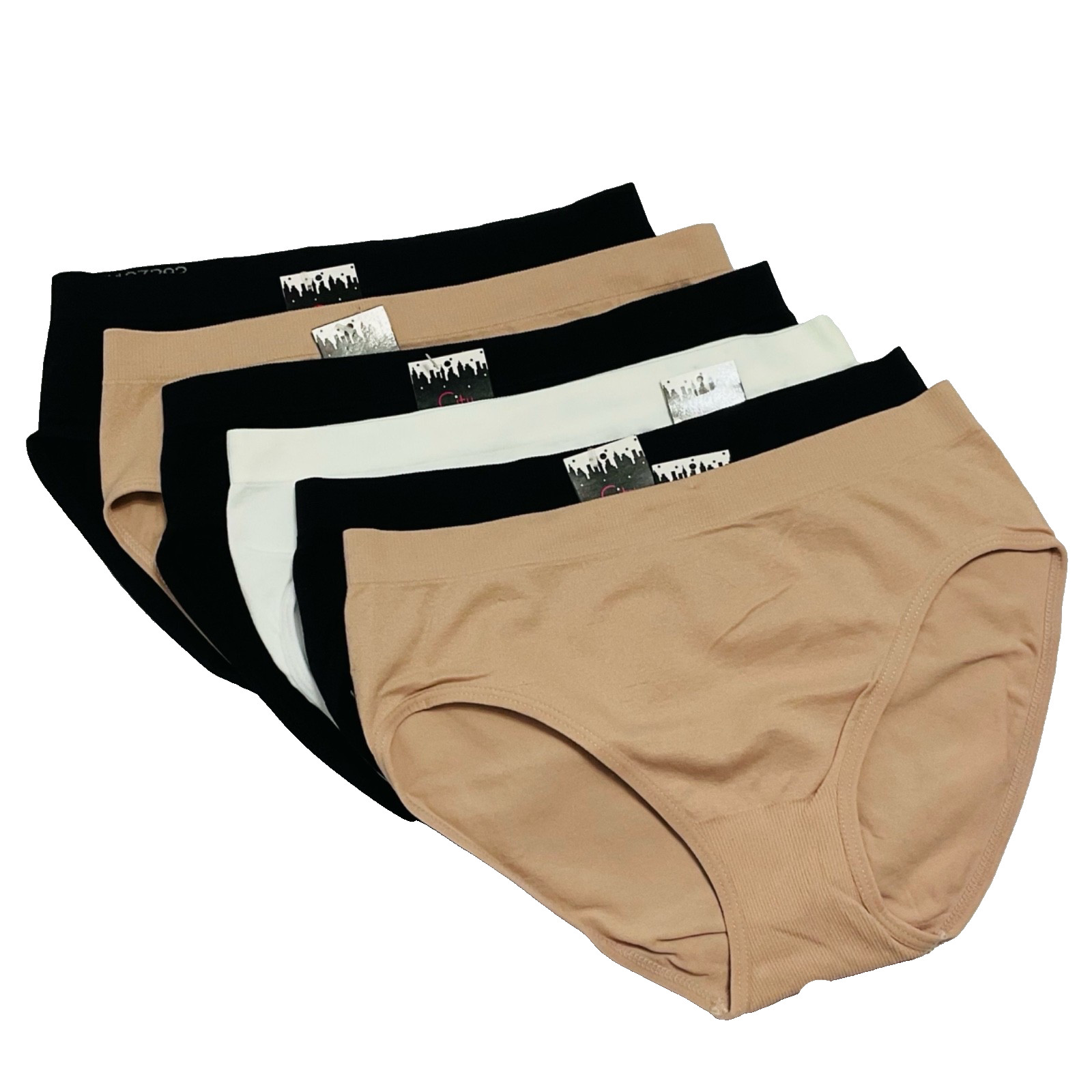 sz L – NWT Soft Seamless Sport Panties – 6 pcs set