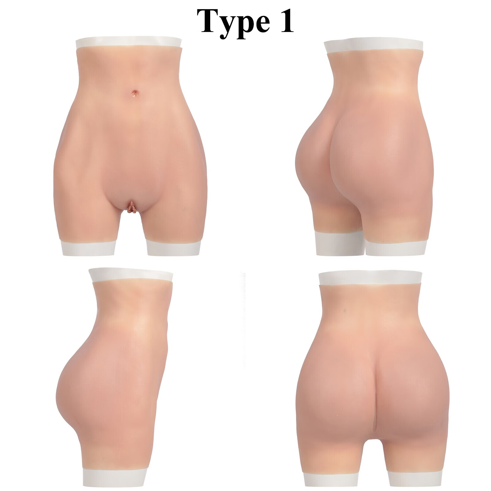 Silicone Panties Crossdresser Panties Sissy Fake Vagina Pants Hip Enhancer
