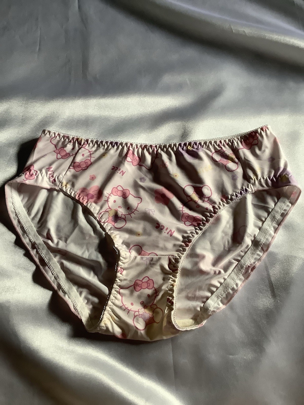 Women’s Teens Hello Kitty Cartoon Kawaii Briefs Stretch Fuchsia Pink White 3pk S
