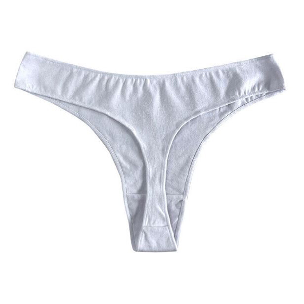 6 Pack Lot Womens Cotton Panties Brief T back Thong G string Underwear Lingeries