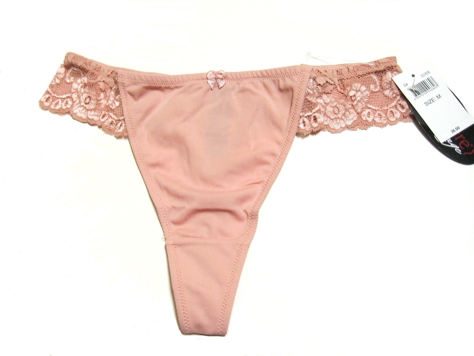 A505 Le Mystère NEW 334 Women’s Francesca Rouge Embroidery Lace Microfiber Thong