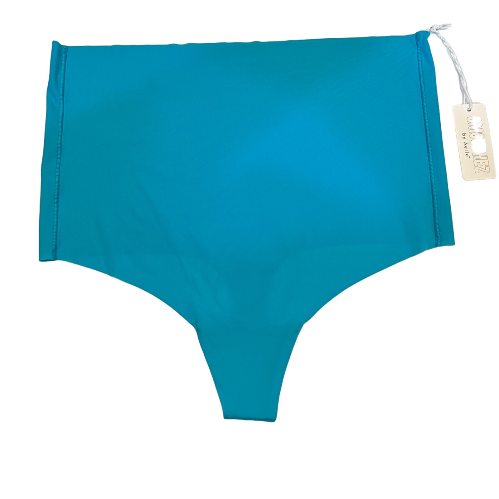 NWT AERIE Smoothez High Waist Thong Sz XS-S-M-L-XL Blue