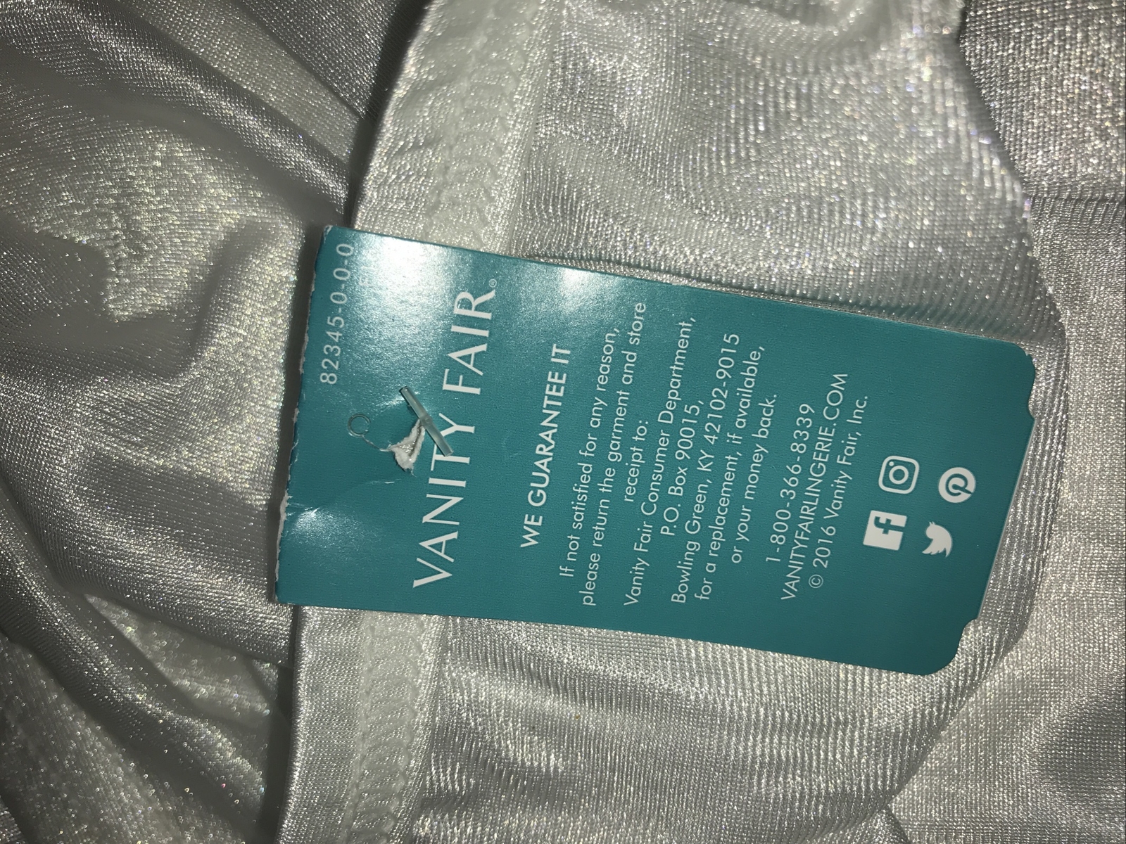 NWT Vanity Fair Silky Panties Sz 11 4XL Perfectly Yours Lace Inset Cotton Gusset