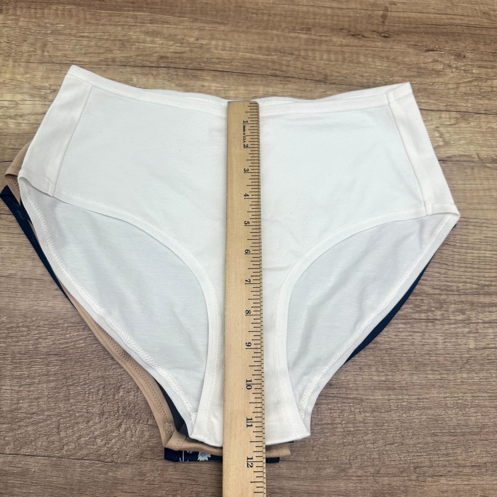 Pact Organic Cotton Brief Underwear Womens Size M 4 Pack Multicolor Panties
