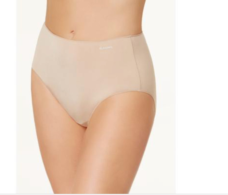 Jockey Womens Seamless Brief Panty 1372, 8, Brown NWT