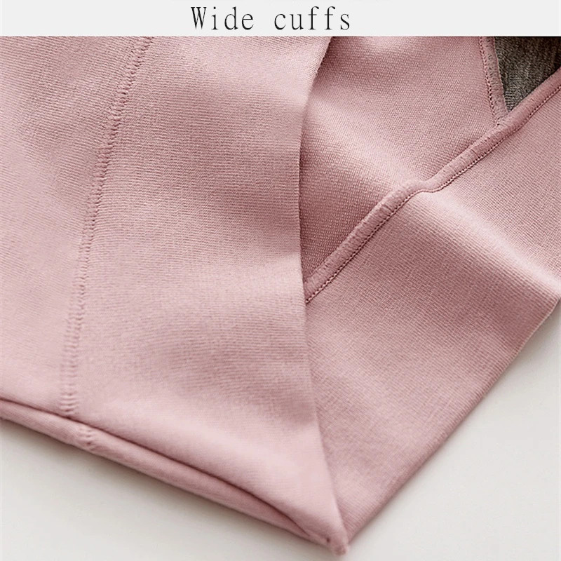 1pc High Rise Panties Pure Cotton Solid Color Boxer Shorts Plus Size Underwear