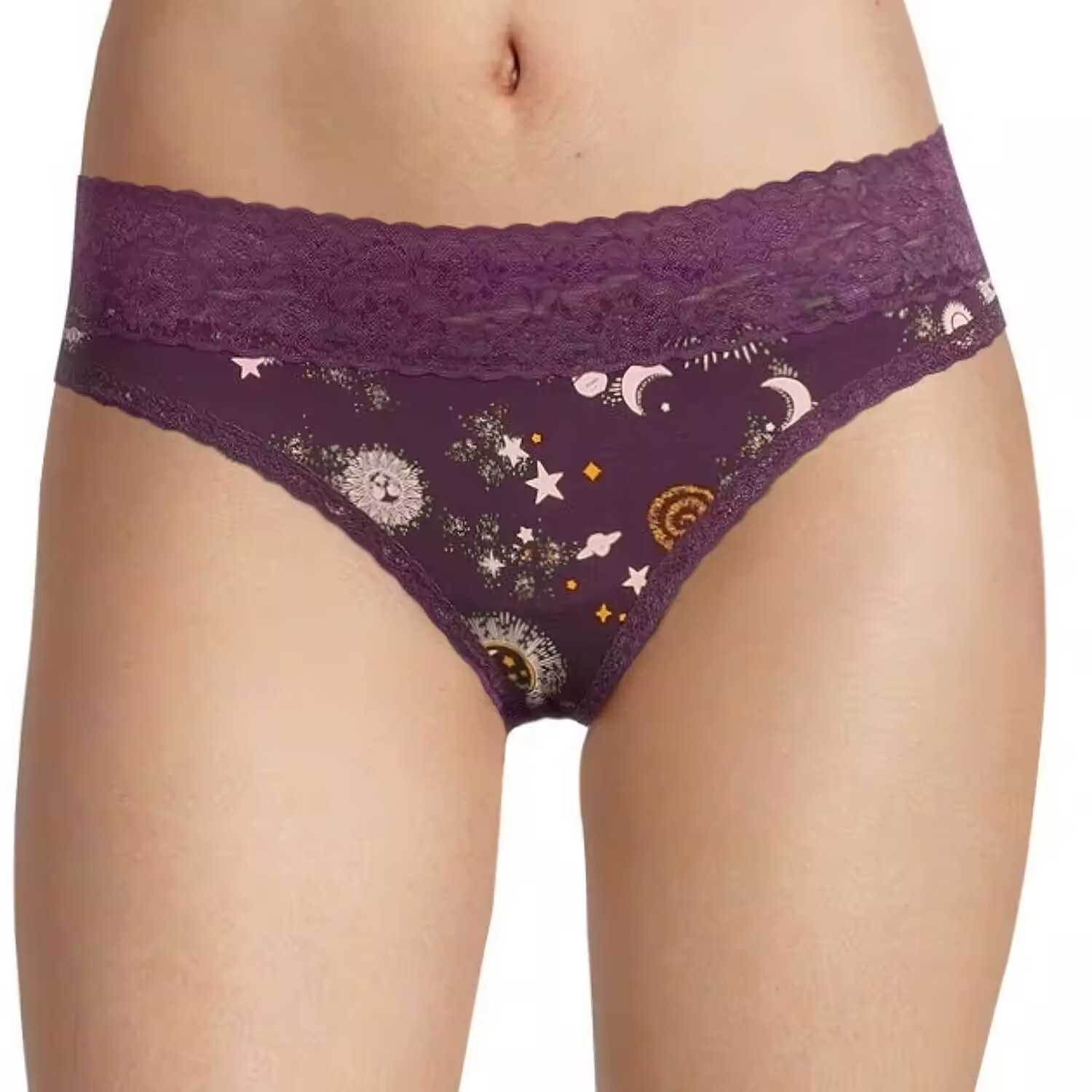 Arizona Body Organic Cotton with Lace Thong Size XL
