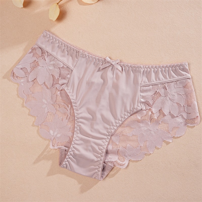 4 Pack Lot Sexy Womens Lace Panties Brief Lingeries Ladies Underwear Sissy Sheer