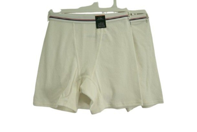 NEW Wild Fable Lot of 3 Cotton Ribbed Knit Boxer Briefs White Size XS