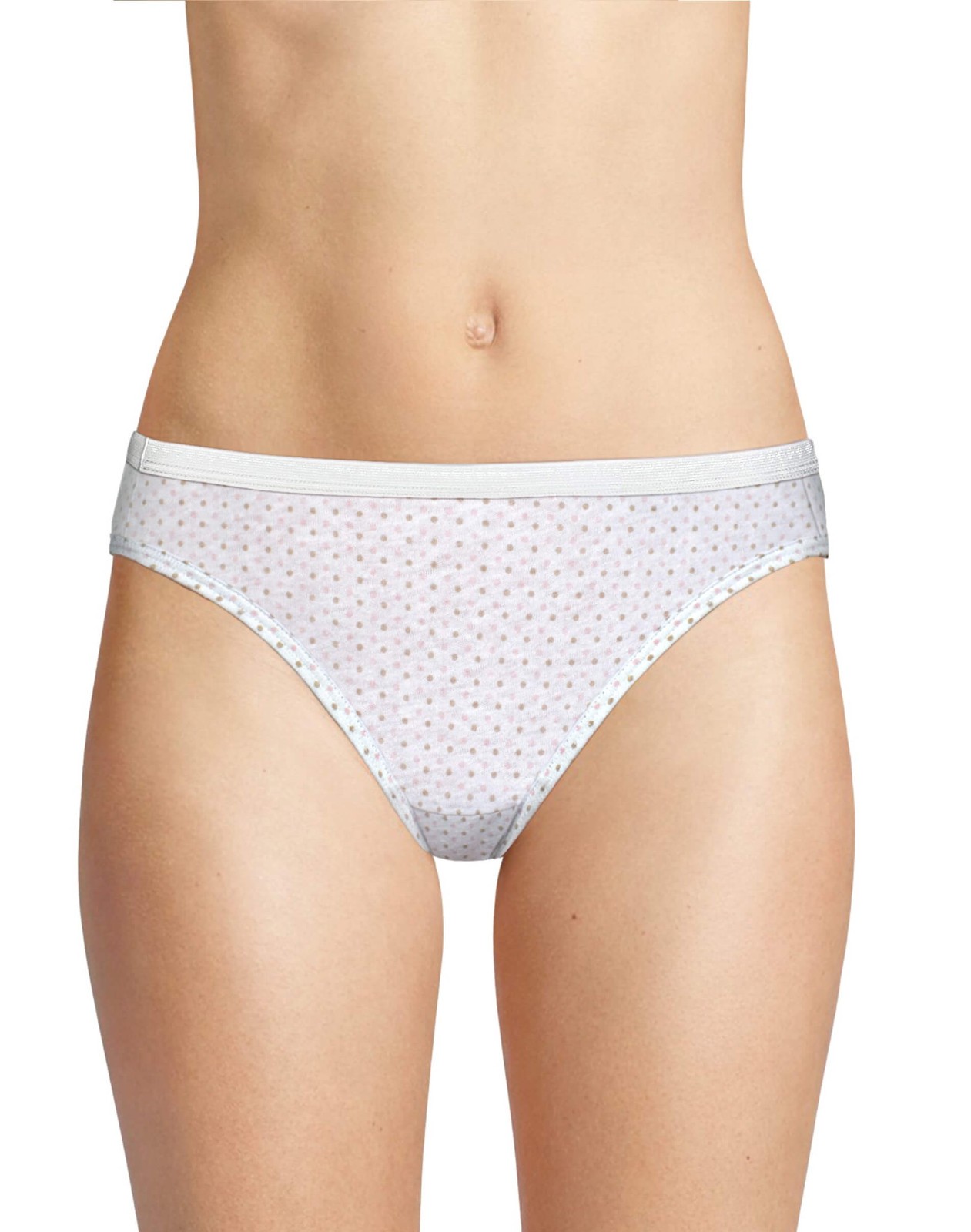 Womens Cotton Bikini Panties Assorted Color Hanes Comfort Tagless Bikinis 3-Pack