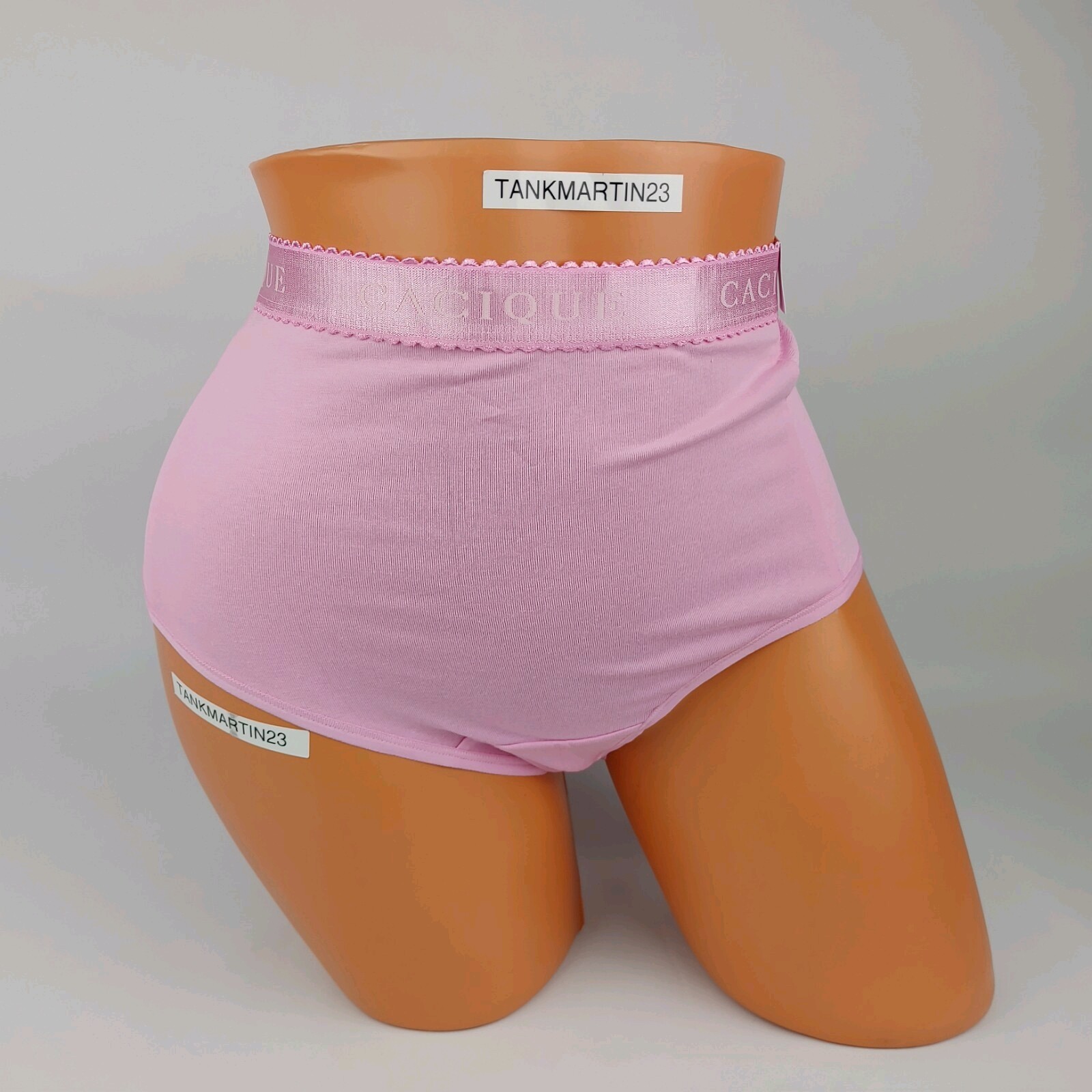 Lane Bryant Cacique Cotton Full Brief Plus 18/20 Pink with Pink Lace on Sides