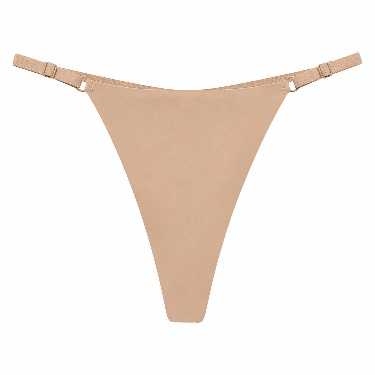 4 Pack S Women Adjustable Strap Thong Panties Low Rise G-String Underwear