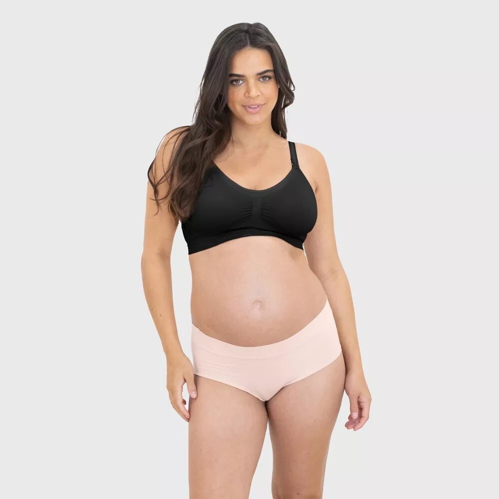 Kindred Bravely Grow With Me Maternity + Postpartum Briefs Small Light Pink