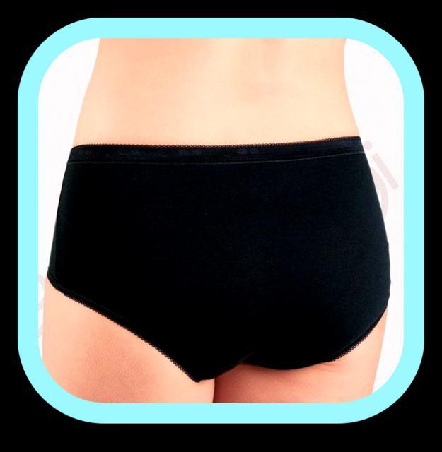 Valbonne Branded 3XPairs 95% Cotton/Lycra Comfort Maxi Brief(NO Back Seem)