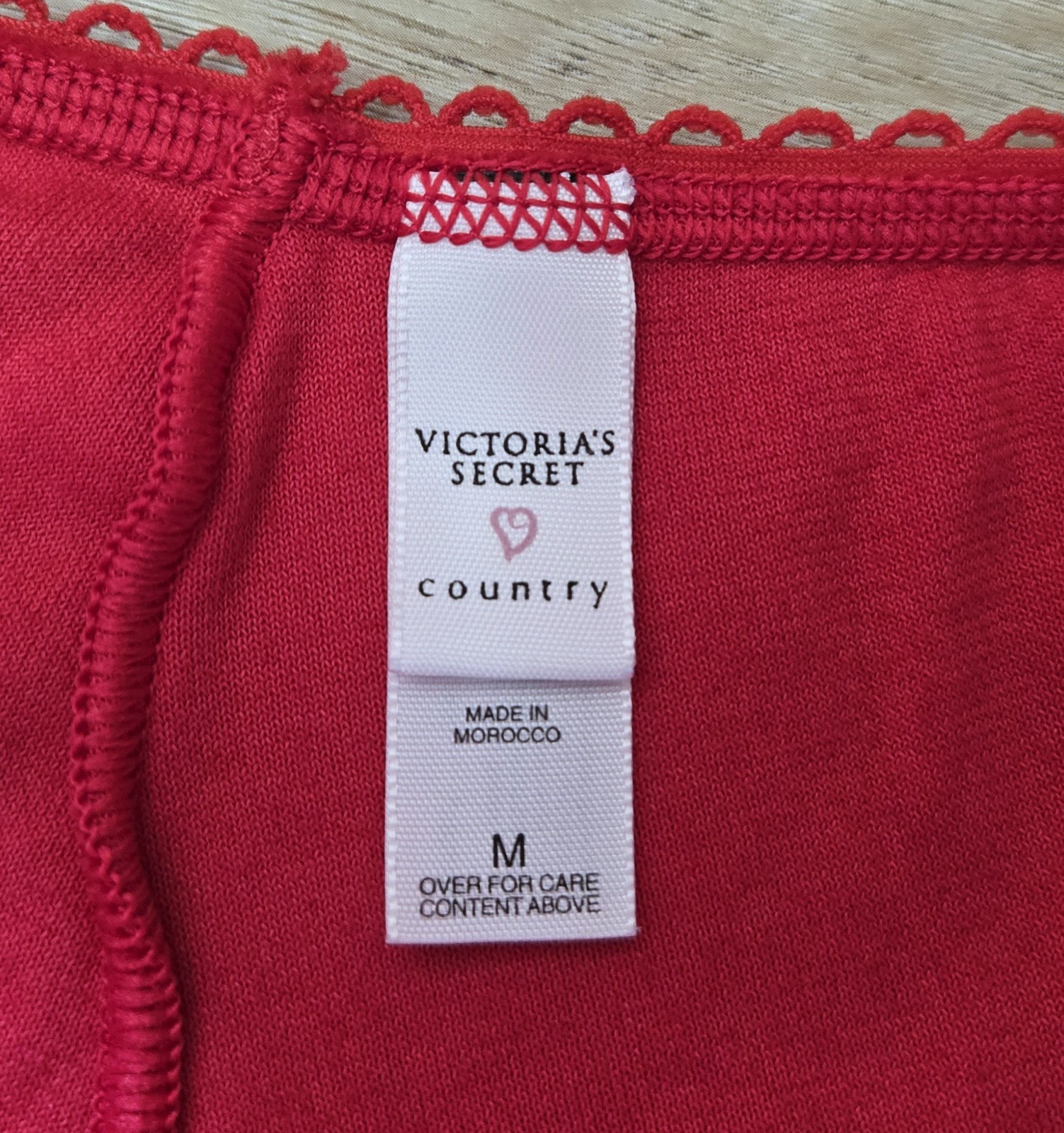 Vintage Victoria’s Secret Country Red Velvet Velour Boy Short Shortie Panties M