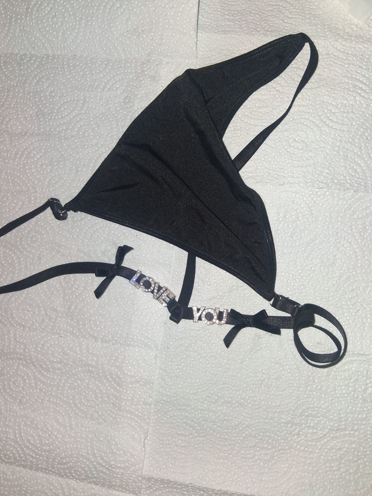 Thong Black Extra Large for Date Night with Lover💋
