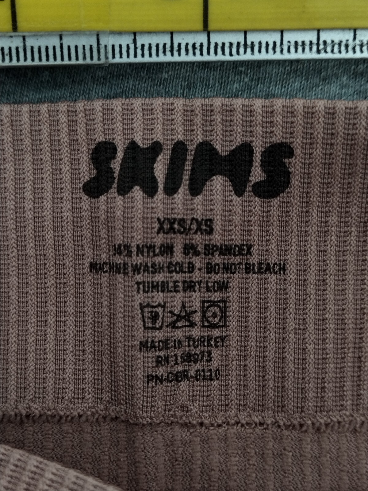 SKIMS Full Brief Ribbed Panties Women’s Color Rose Clay Size XXS/XS PN-CBR-0110
