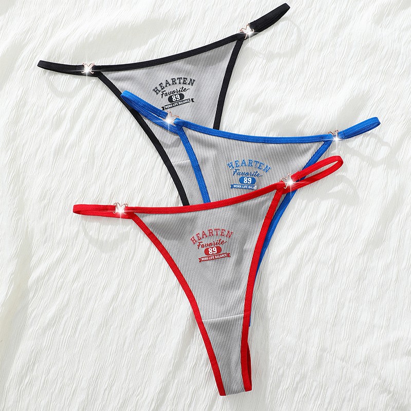 3 Pack Lot Sexy Womens G string Thongs Panties Bikinis Briefs Underwear Lingerie