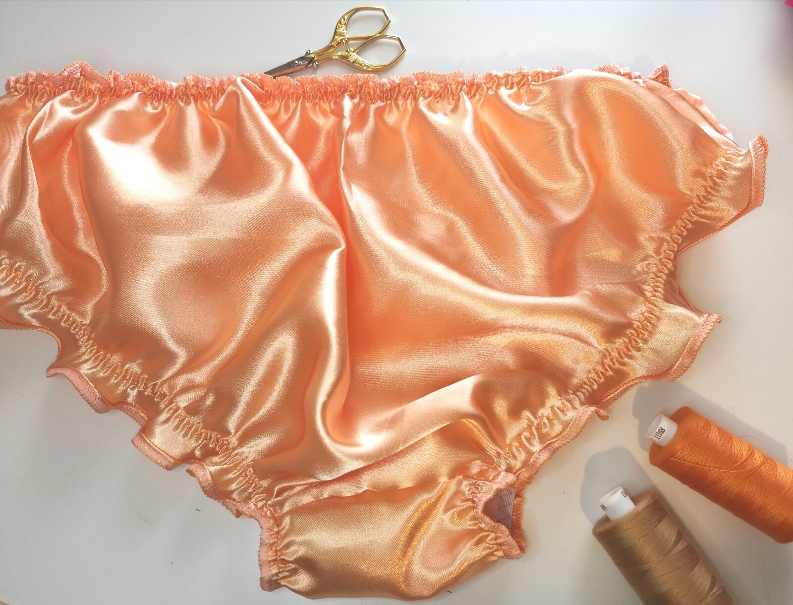 🌸MADE TO ORDER* Personalised EMBROIDERED “SATIN SISSY” Knickers any colour🌸