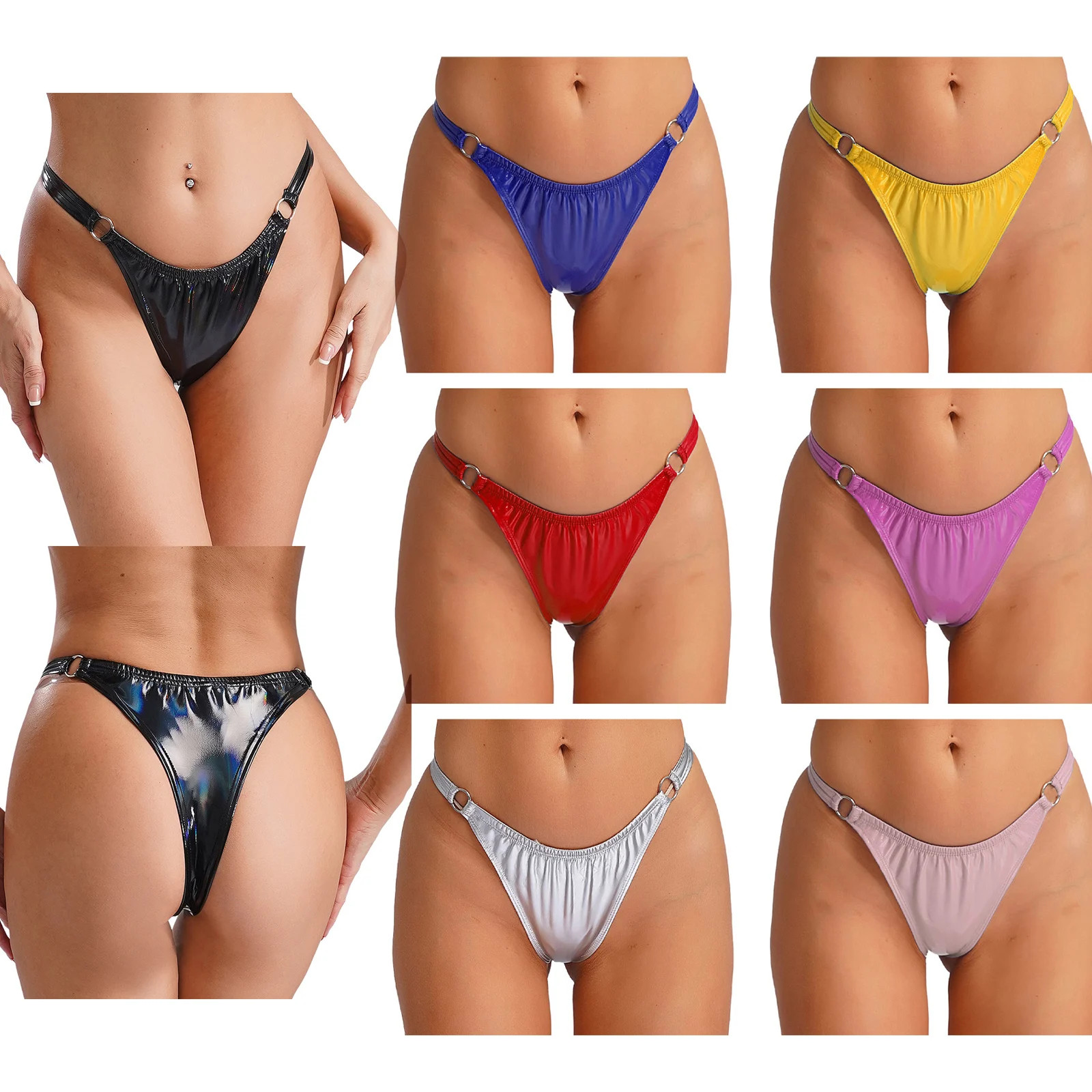Low Waist Thong Brief Panties Stretch Breathable Seamless Comfort Underwear