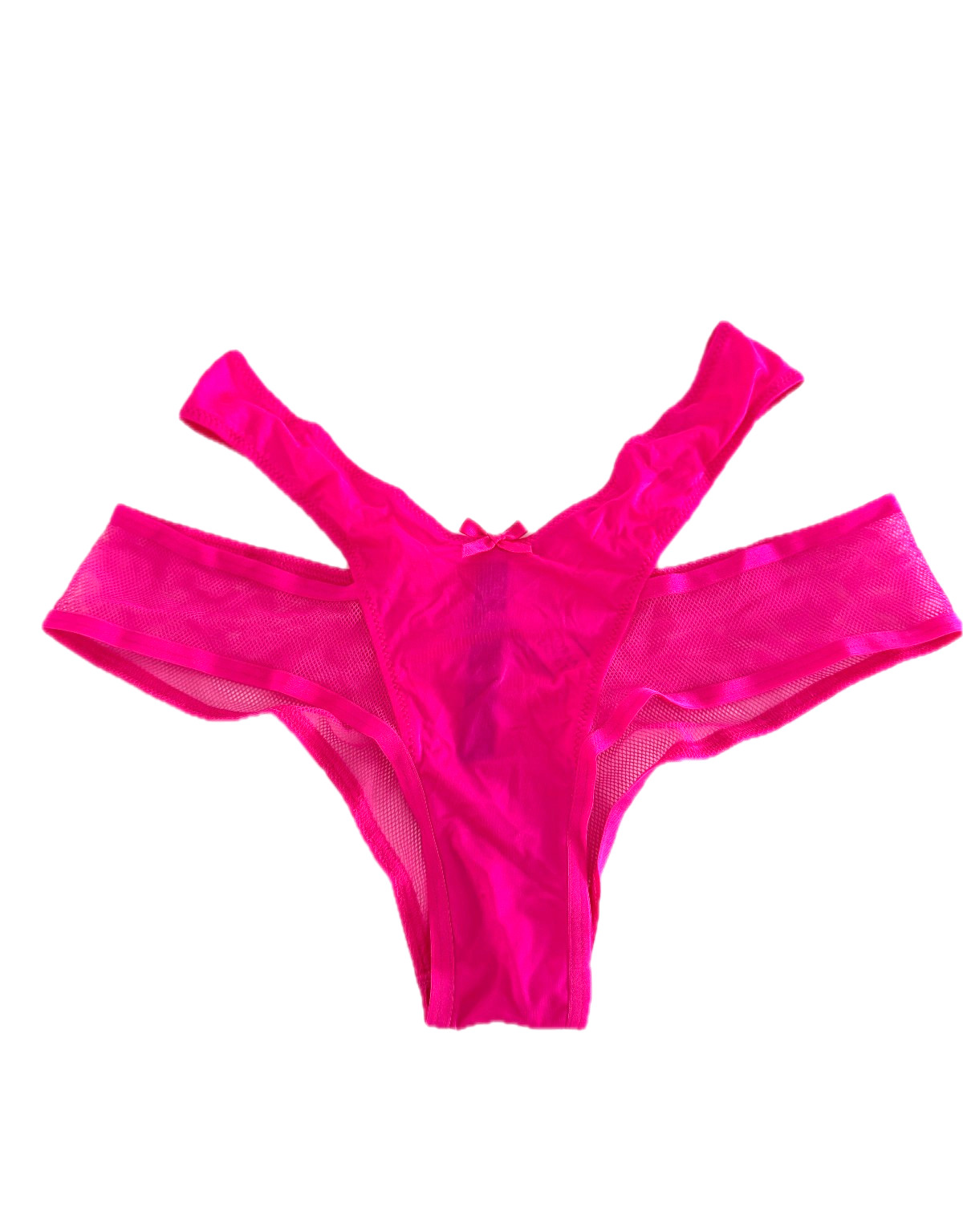 Victoria’s Secret Very Sexy Cut-Out Mesh Cheeky Panty Fuschia