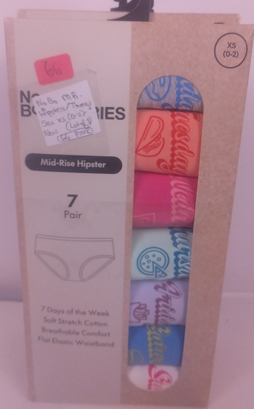 No Boundaries Mid-Rise Hipsters/Thongs Size XS(0-2) – New (Lot Of 3)