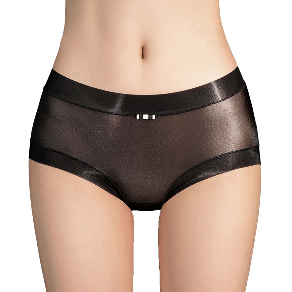 Seamless Underwear High-elastic Womens Briefs Solid Color Abdomen Tightening