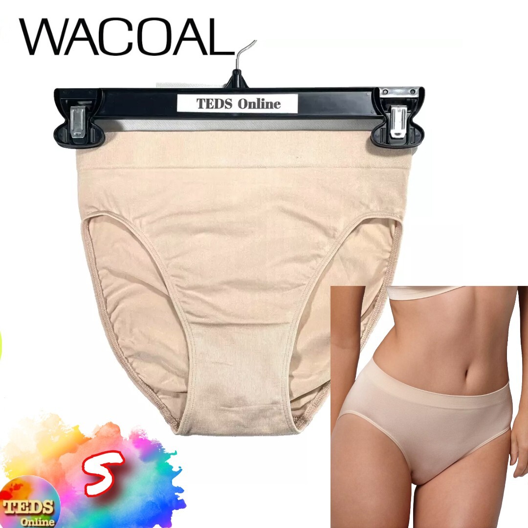 NWOT 1-Pack Wacoal Women’s S B-Smooth High-Cut Brief Underwear 834175 Nude