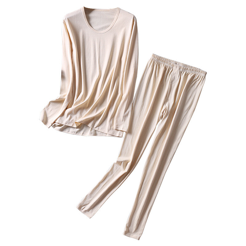 Mulberry Silk Top Pants Set Nature Silk Breathable Underwear For Women Sleepwear