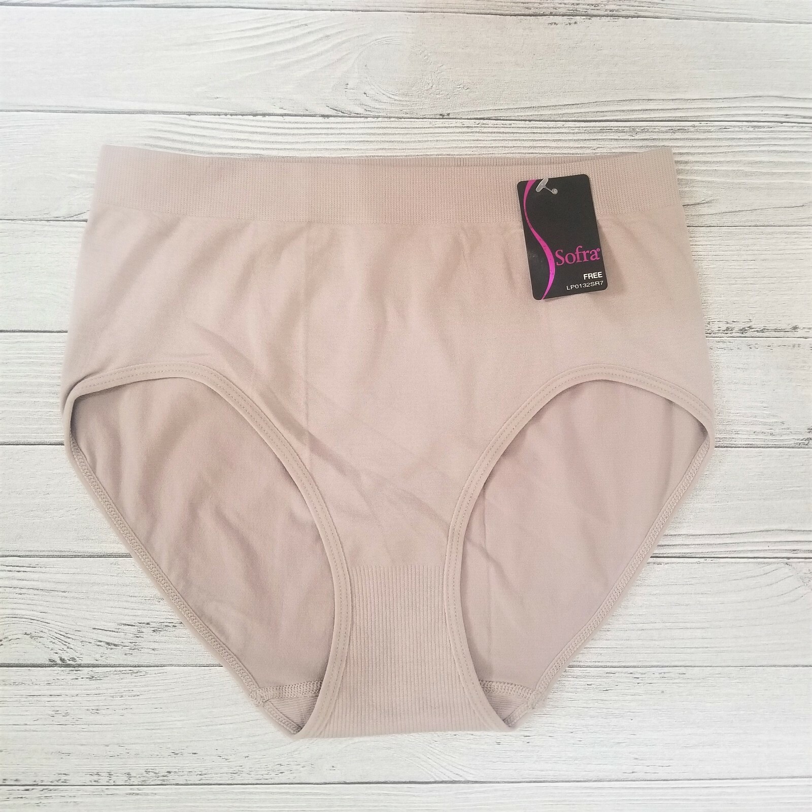 6 12 Pack Women Seamless High Rise Full Coverage Nylon Panty Underwear One Size