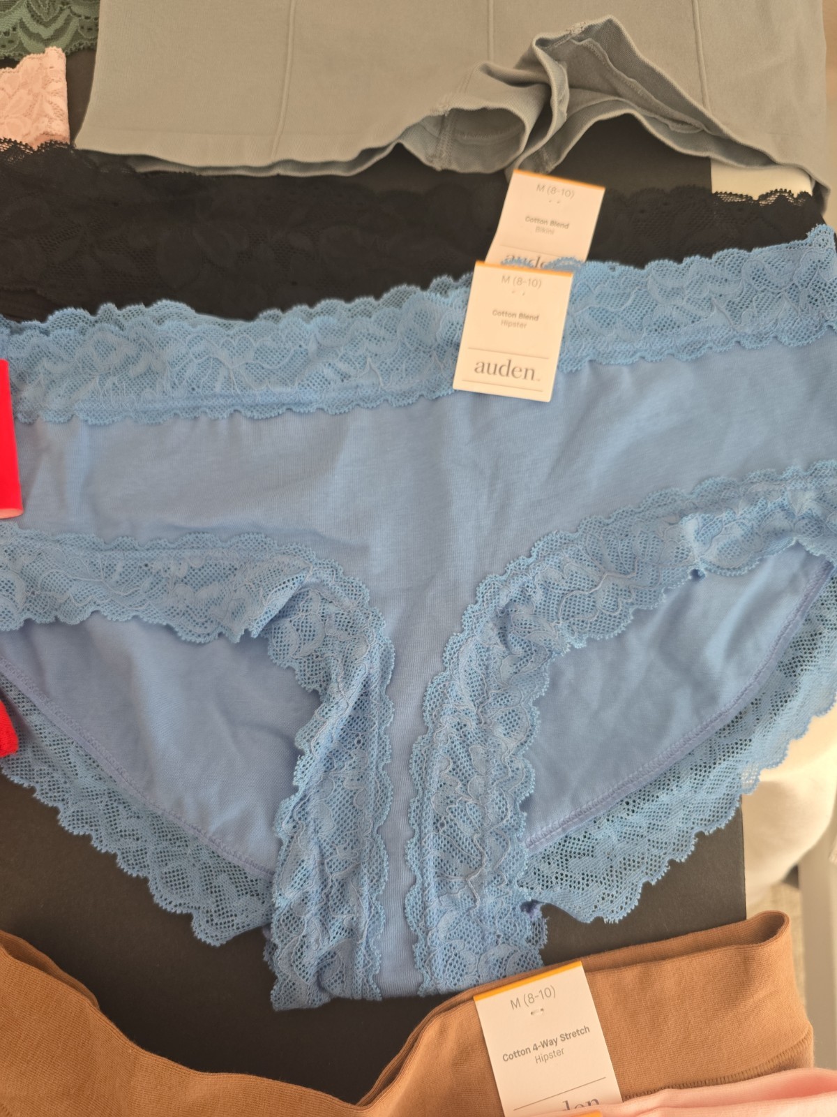 13 Auden Assorted Thong, Hipster, Underwear Womens Medium Stretch NWT