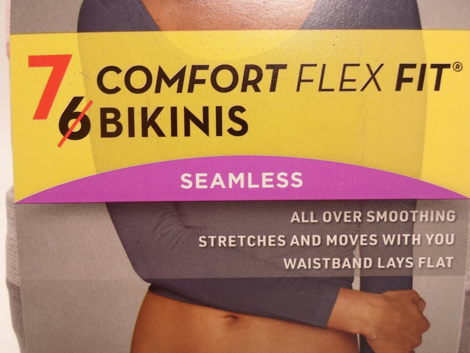 CHOOSE SIZE Women’s Hanes 7-pack Comfort Flex Fit Bikinis Underwear Seamless