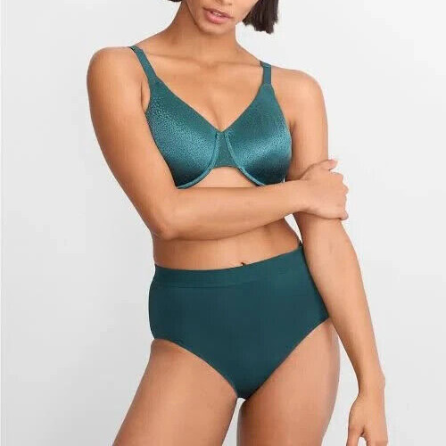 WACOAL 838175 PONDEROSA PINE GREEN ~ B-SMOOTH FULL BRIEF PANTIES ~ LARGE