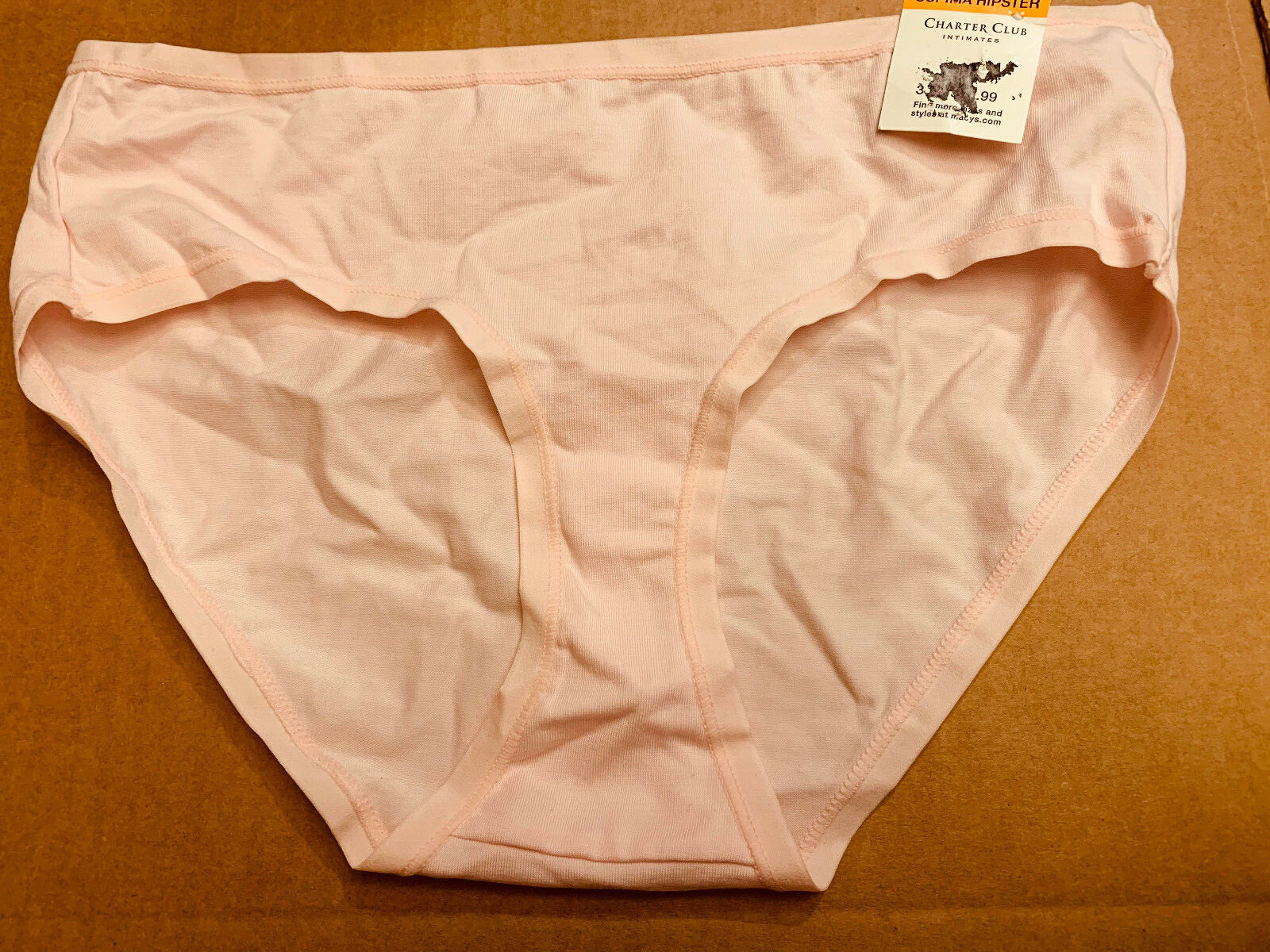 Charter Club Women’s Supima Cotton Hipster Underwear S, M, L, XL, 2XL