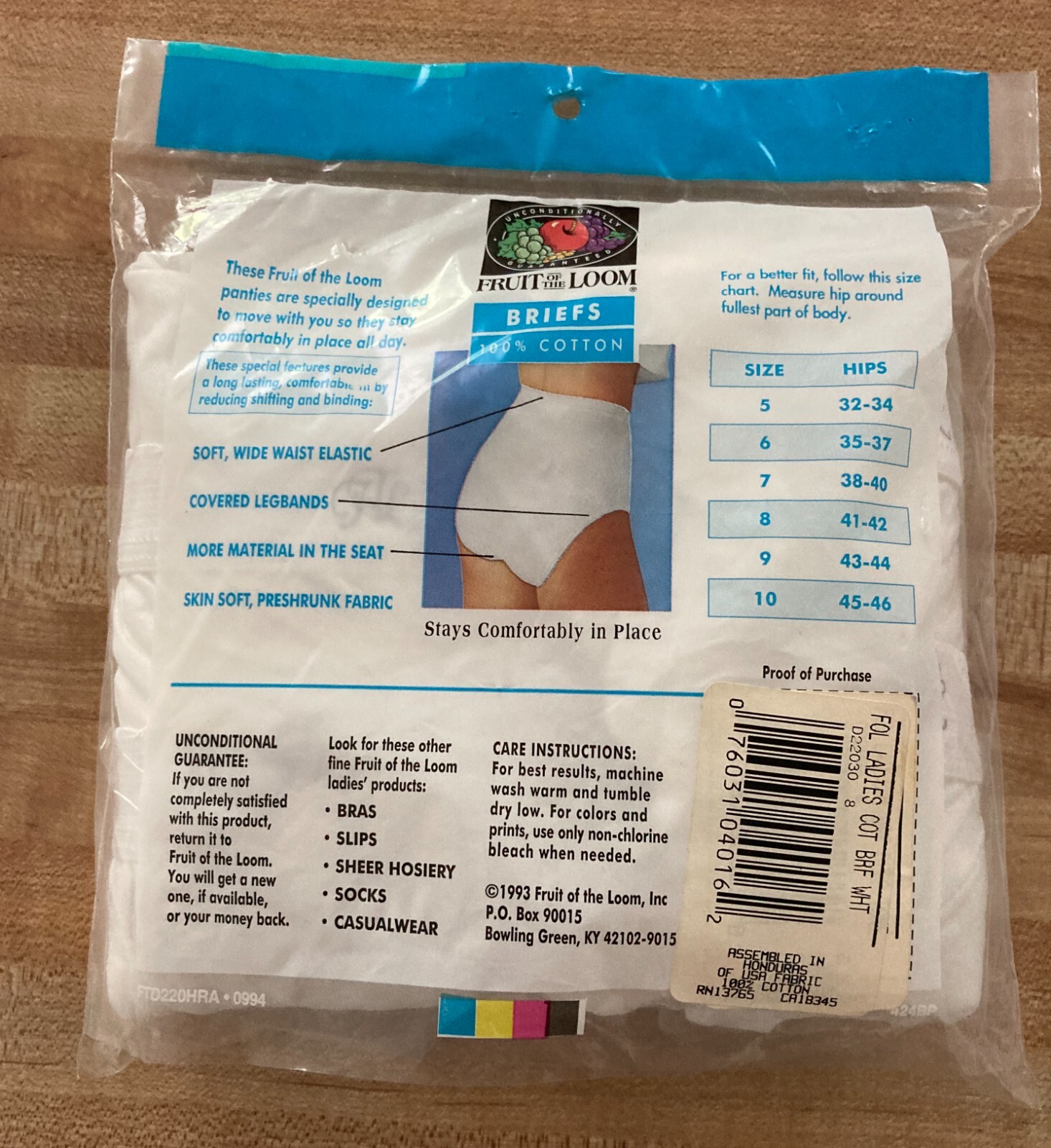 Vintage Fruit of the Loom 1993 Women White High Waist Cotton Briefs 3 pk Size 8