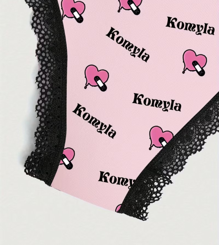 Sanrio Hello Kitty & Friends Kuromi Cartoon Kawaii Cheeky Panties L 3 pack